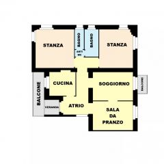 Quadrilocale luminoso con garage e doppio affaccio esterno in VIA FIRENZE - Via Firenze - Florenzerstraße rif. 21820 - Foto 12