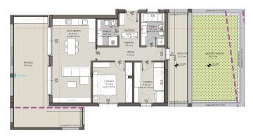 Nuova costruzione: Trilocale con terrazza. AV26013-11 - Via della Mendola - Alte Mendelstraße rif. AV26013-11 - Foto 11