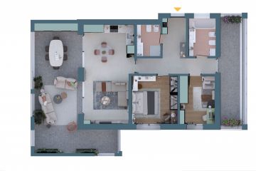 Nuova costruzione: Trilocale con terrazza. AV26013-14 - Via della Mendola - Alte Mendelstraße rif. AV26013-14 - Foto 10
