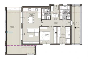 Nuova costruzione: Trilocale con terrazza. AV26013-14 - Via della Mendola - Alte Mendelstraße rif. AV26013-14 - Foto 11